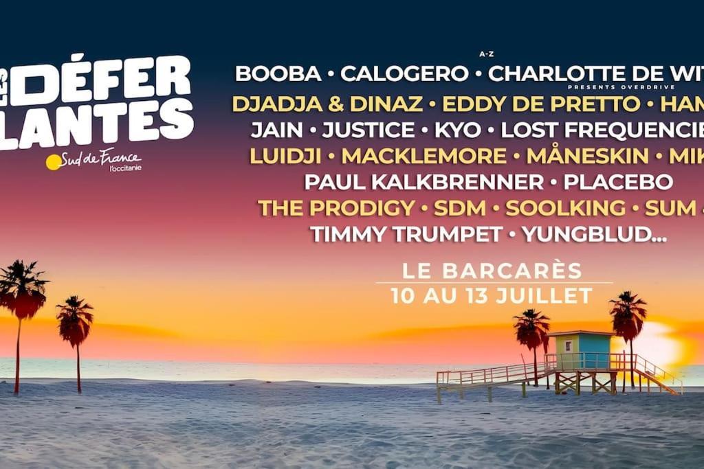 T2 Vue Mer Acces Direct Plage Le Barcarès Eksteriør billede